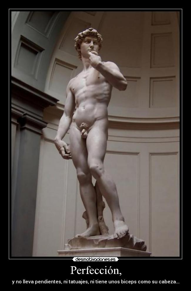 Perfección, -