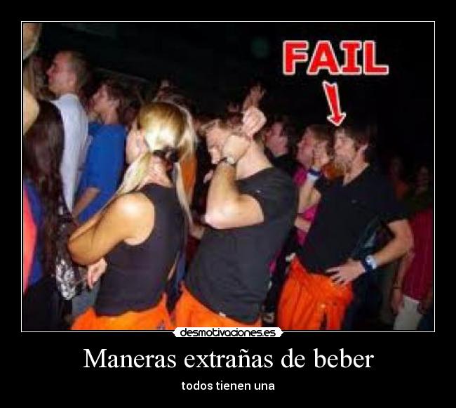 Maneras extrañas de beber -