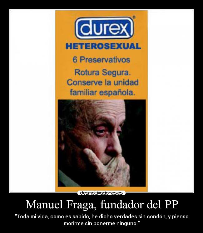 Manuel Fraga, fundador del PP -