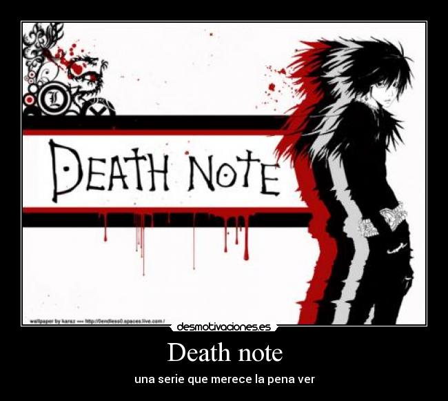 Death note - una serie que merece la pena ver