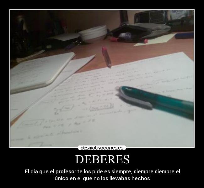 carteles deberes fail lol desmotivaciones