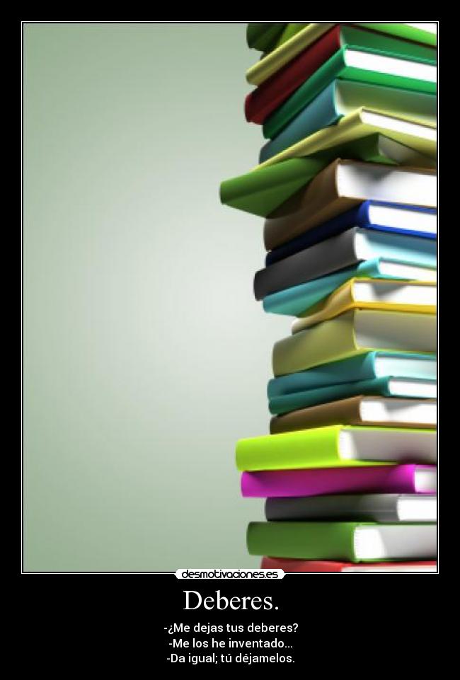 Deberes. -