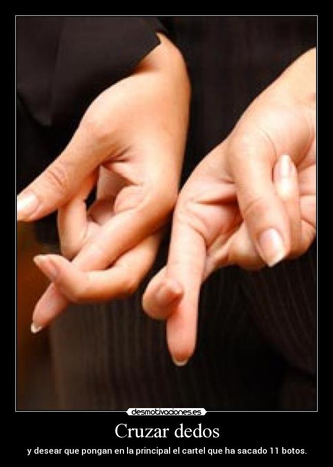 Cruzar dedos -
