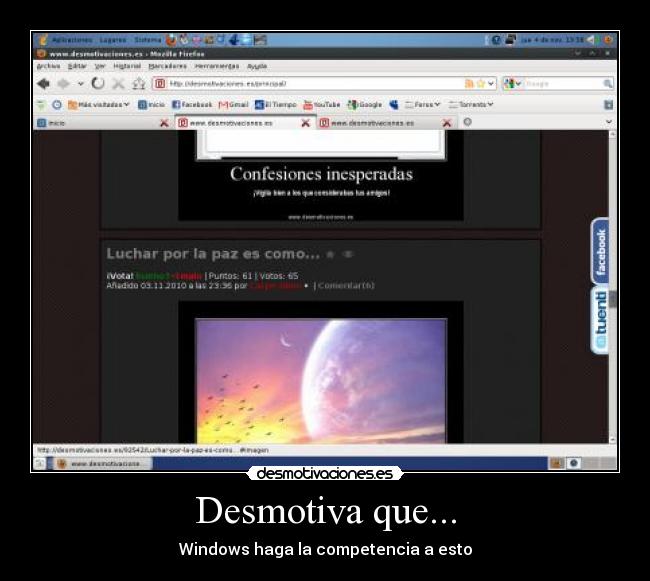 Desmotiva que... - Windows haga la competencia a esto