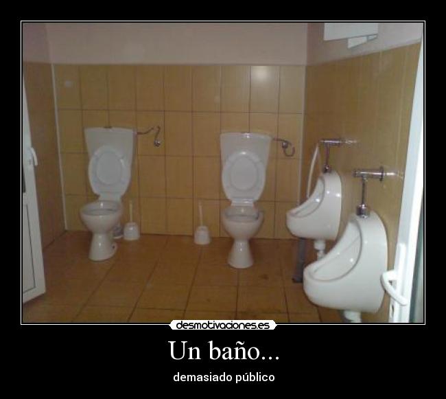carteles bano desmotivaciones