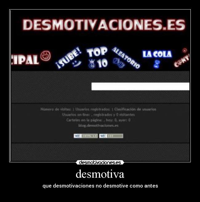 desmotiva - que desmotivaciones no desmotive como antes
