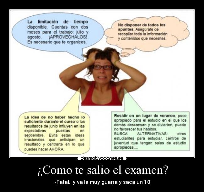 ¿Como te salio el examen? - 