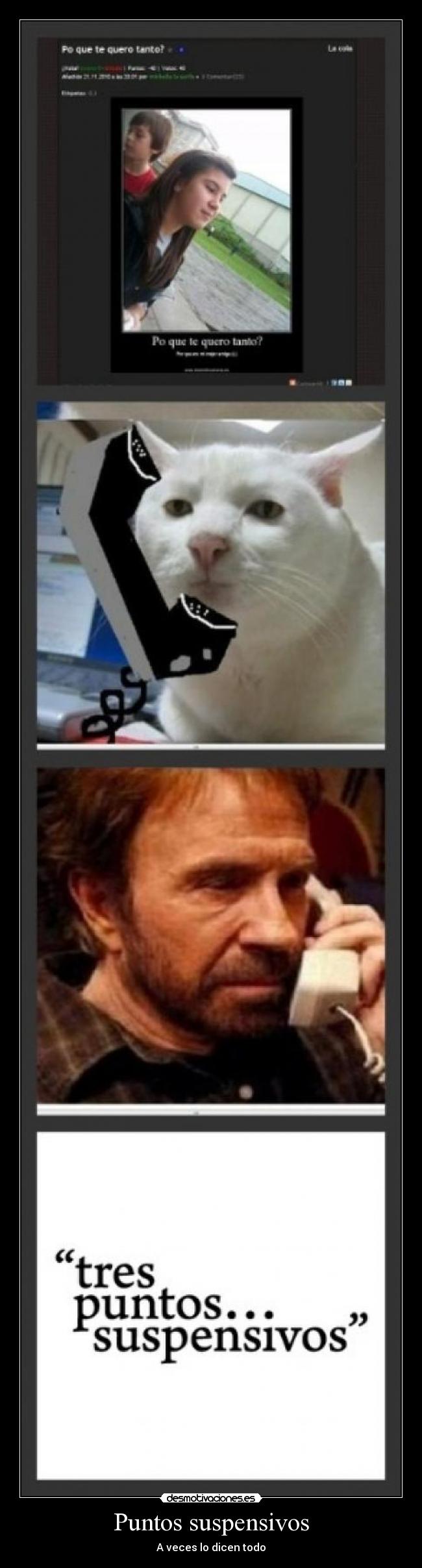 Puntos suspensivos - A veces lo dicen todo