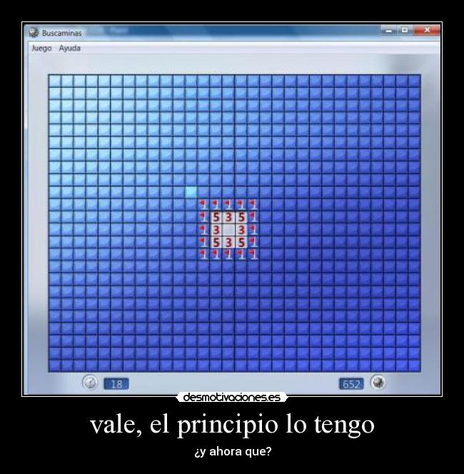 carteles buscaminas desmotivaciones