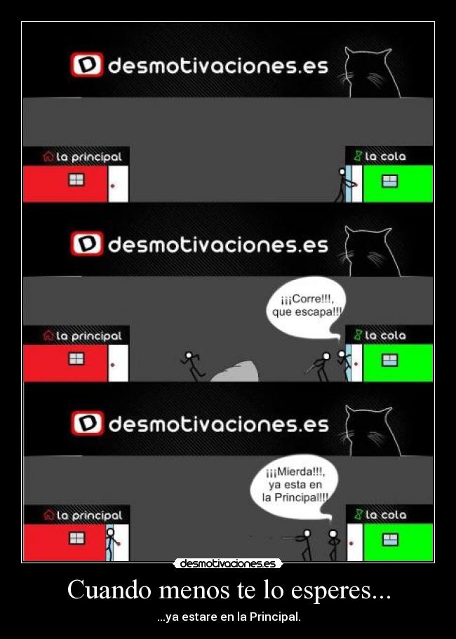 Cuando menos te lo esperes... -