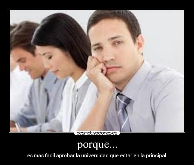 porque... -