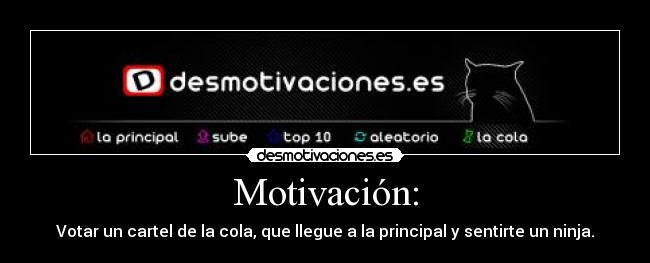 Motivación: - 