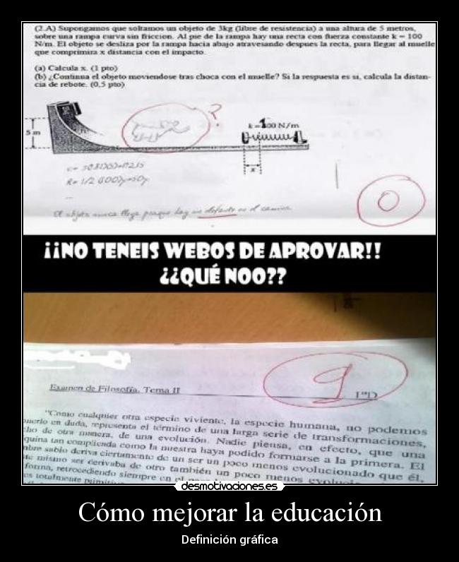 Cómo mejorar la educación -