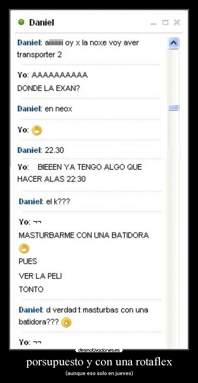 carteles batidora rotaflex masturbarse desmotivaciones