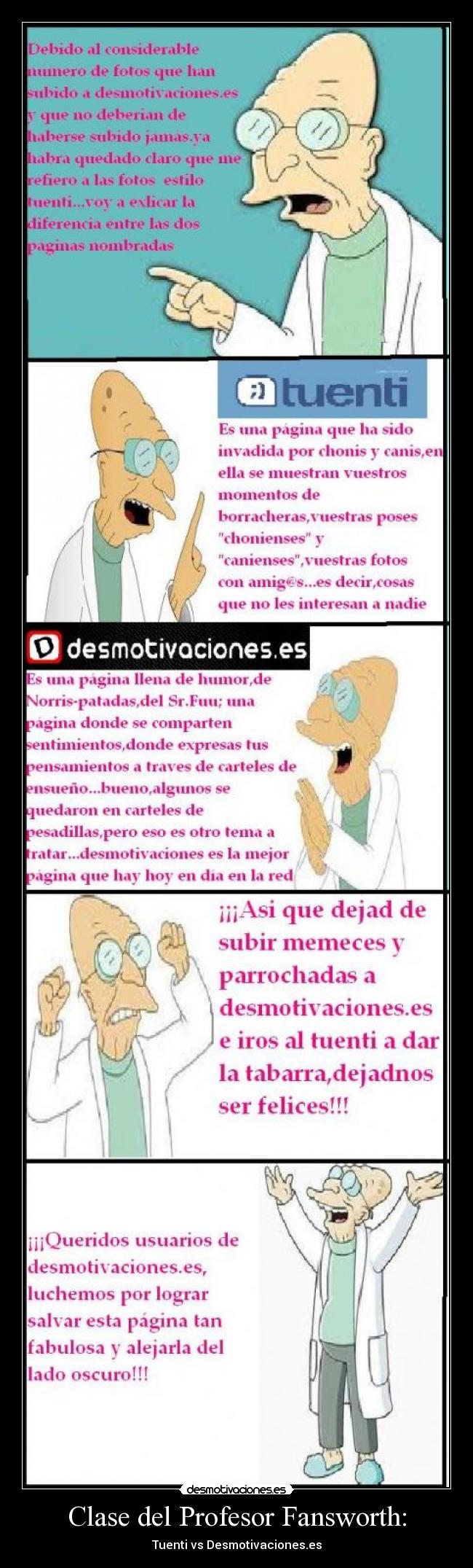 Clase del Profesor Fansworth: -