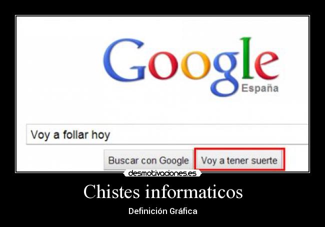 Chistes informaticos - Definición Gráfica