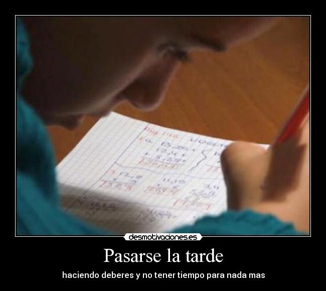 carteles deberes desmotivaciones