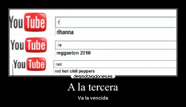 A la tercera - 