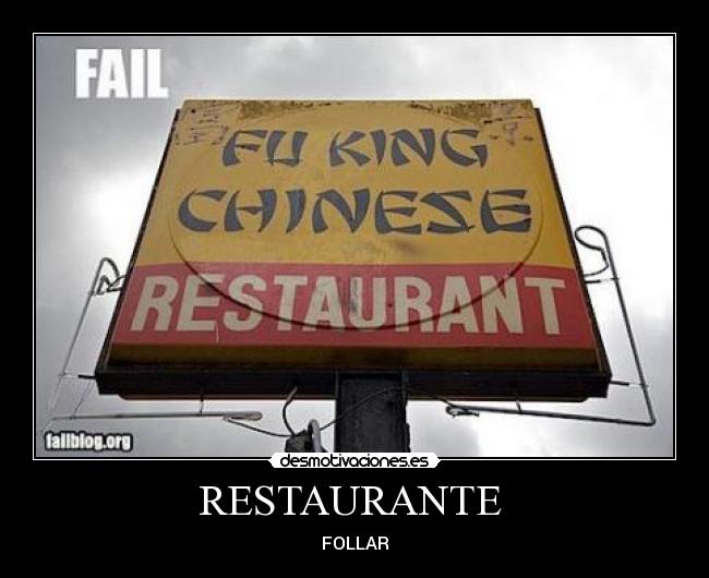 RESTAURANTE  - 