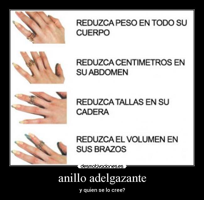 anillo adelgazante -