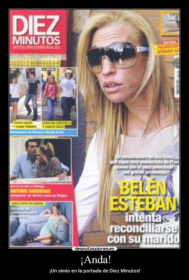 carteles simio belen esteban desmotivaciones