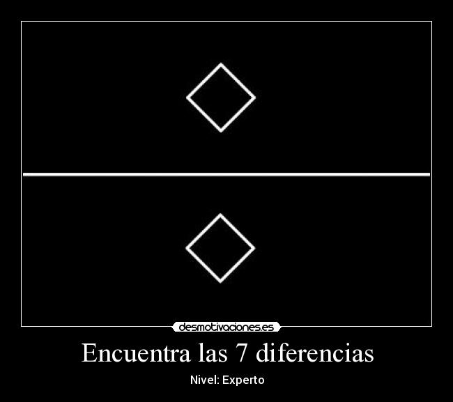 Encuentra las 7 diferencias - Nivel: Experto