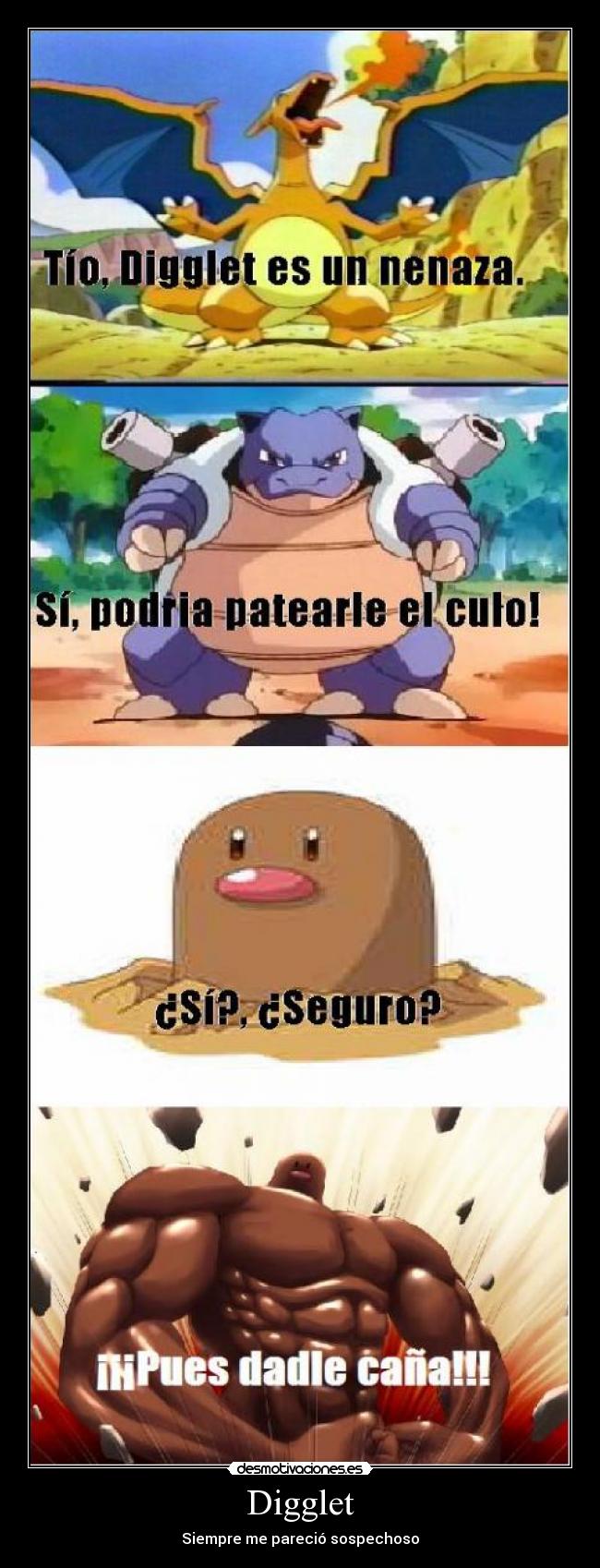 carteles digglet pokemon fuck yea desmotivaciones