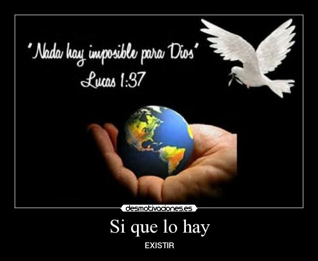 Si que lo hay - EXISTIR