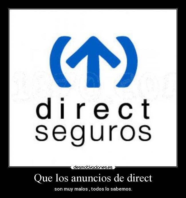 Que los anuncios de direct -