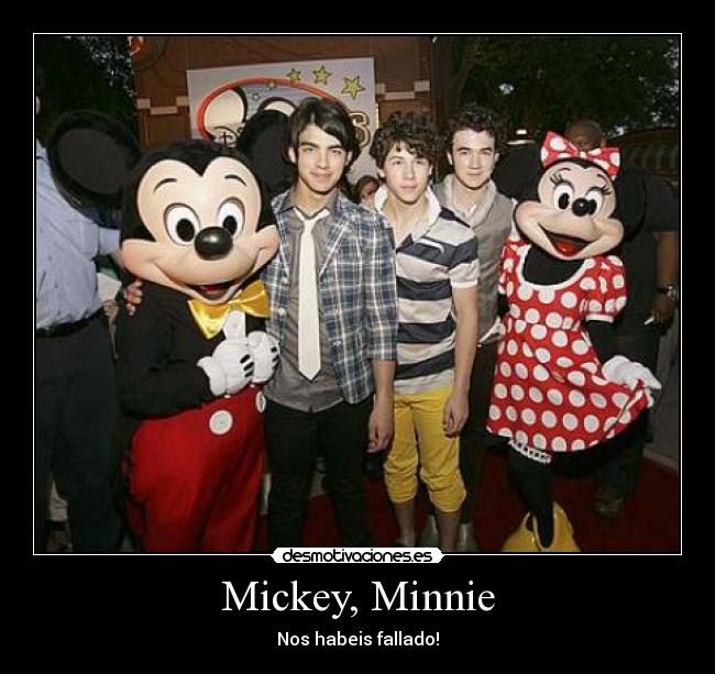 Mickey, Minnie -