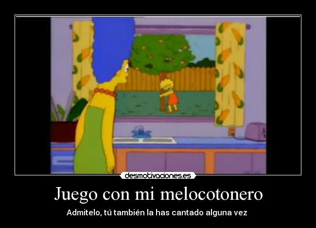 Juego con mi melocotonero -