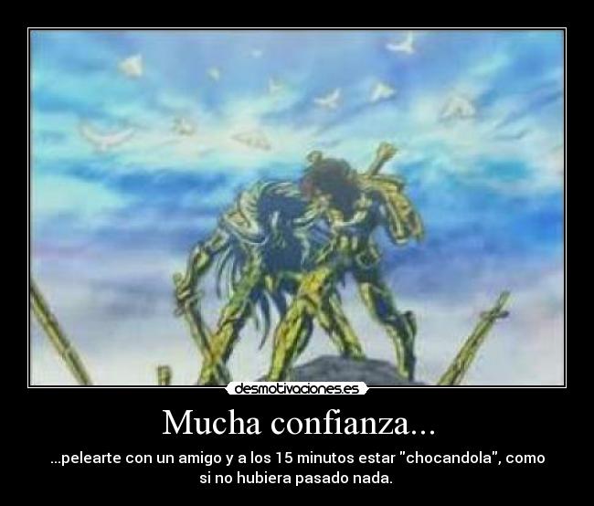 carteles confianza confianza amistad desmotivaciones