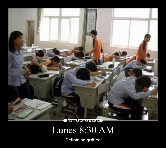 Lunes 8:30 AM - Definición gráfica