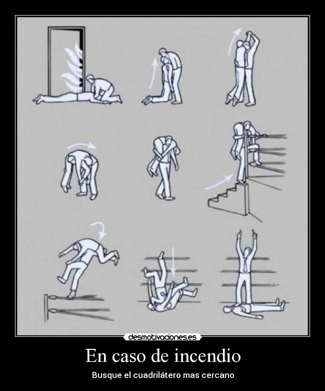 En caso de incendio -