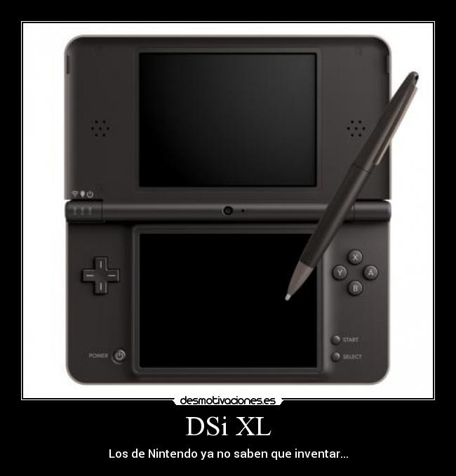 DSi XL - Los de Nintendo ya no saben que inventar...