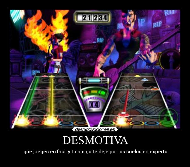 carteles guitar hero desmotivaciones