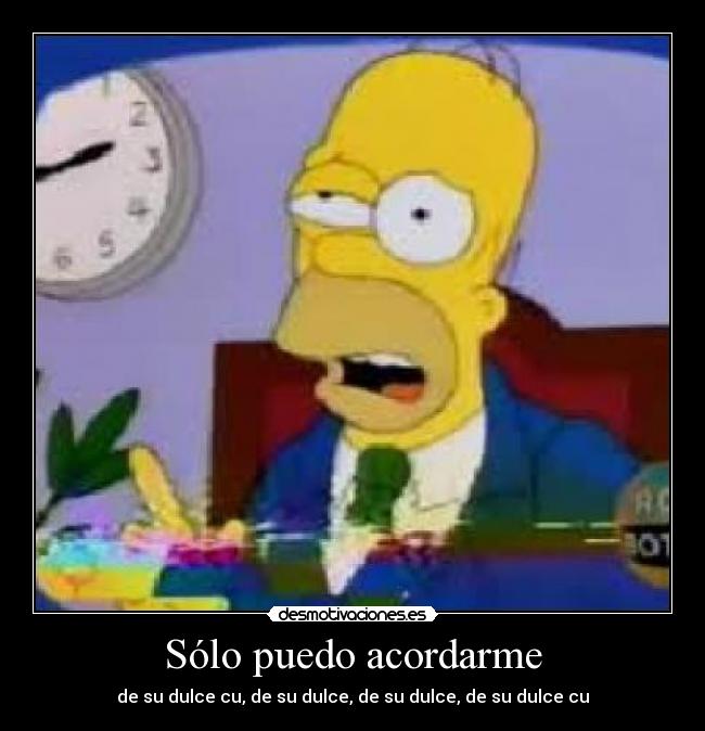 Sólo puedo acordarme -