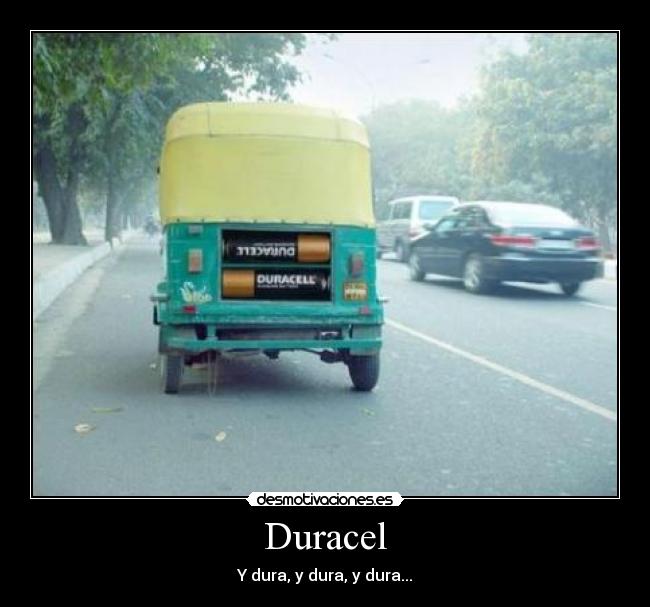 Duracel - Y dura, y dura, y dura...