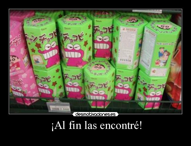 ¡Al fin las encontré! -
