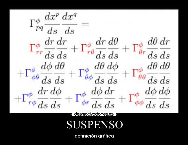 SUSPENSO -