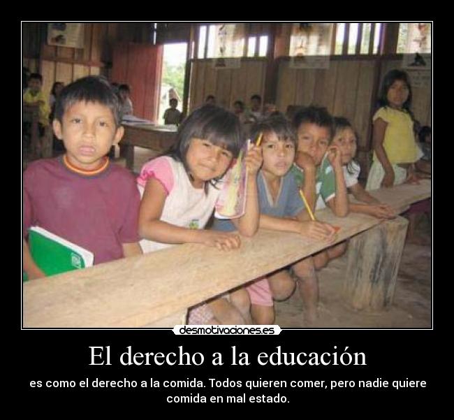 El derecho a la educación - 