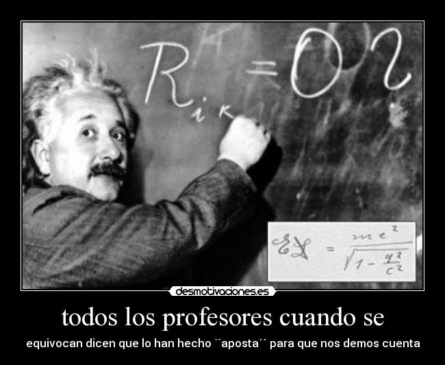 todos los profesores cuando se -