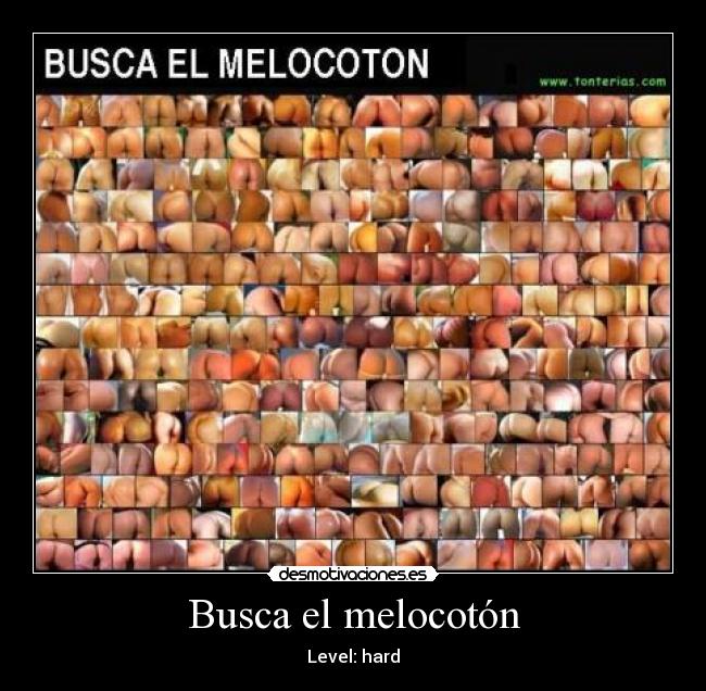 Busca el melocotón - 