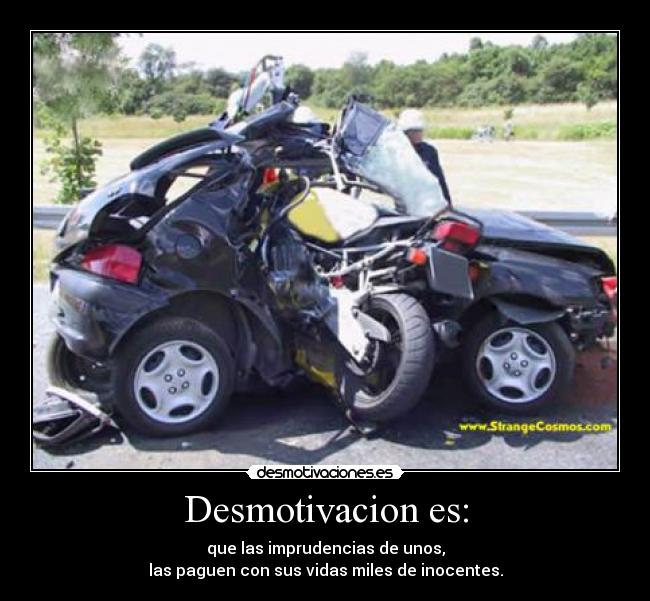 Desmotivacion es: -
