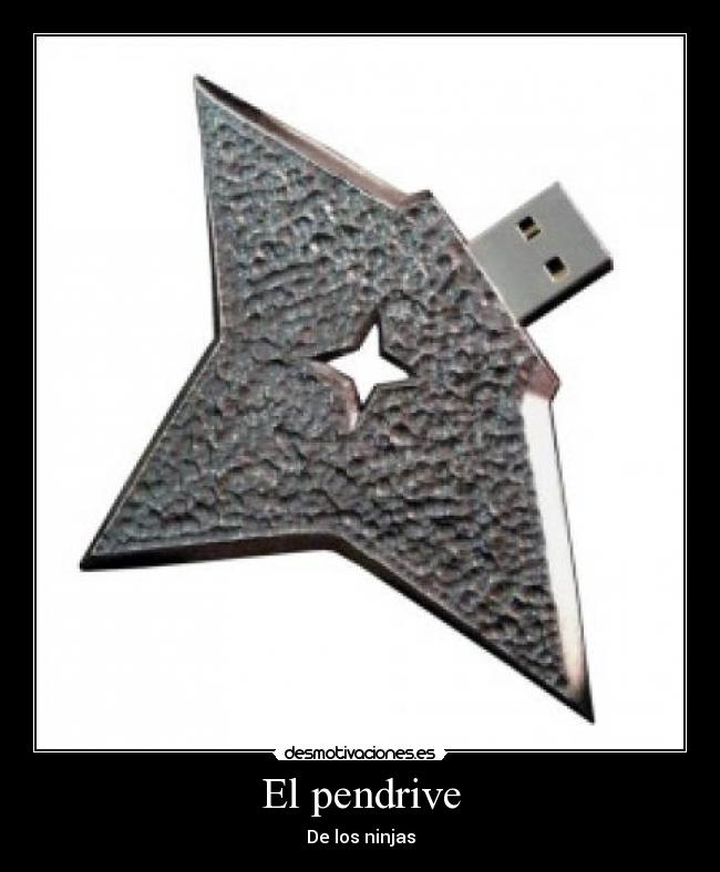El pendrive - De los ninjas