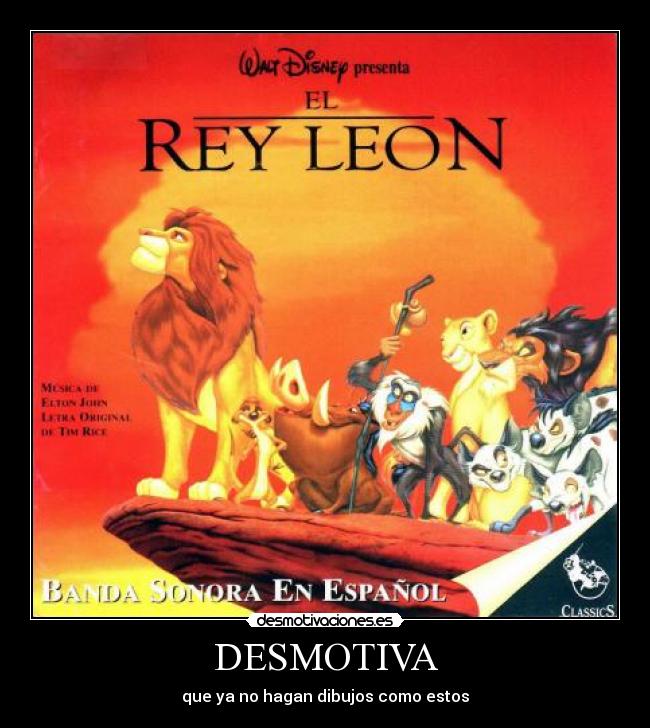 DESMOTIVA - que ya no hagan dibujos como estos