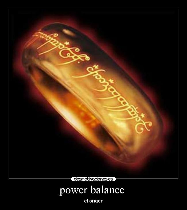 power balance - el origen
