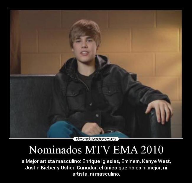Nominados MTV EMA 2010 - 