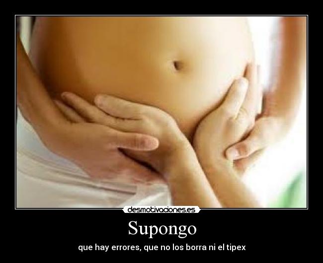 Supongo -