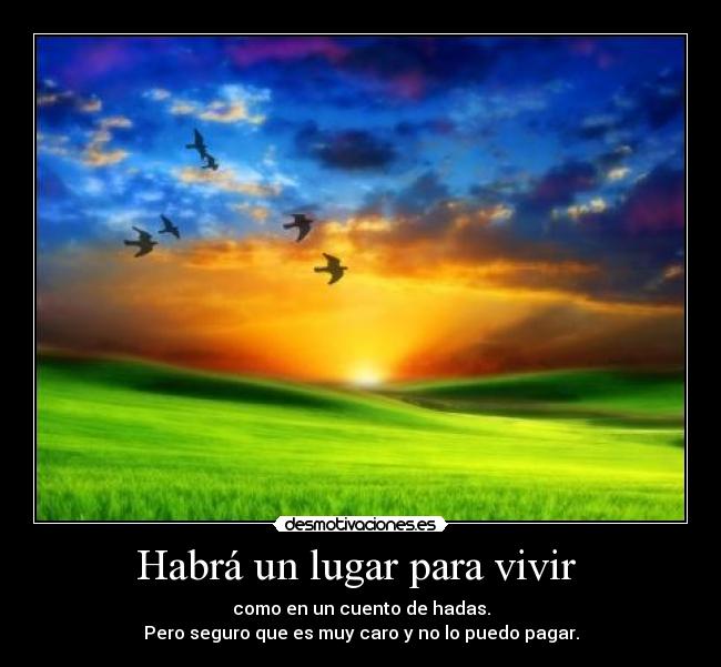 Habrá un lugar para vivir -